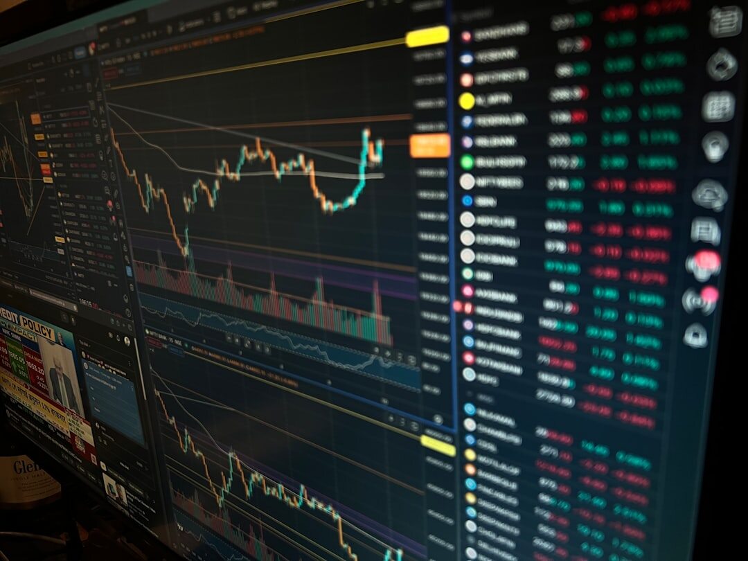 inflation chart on screen